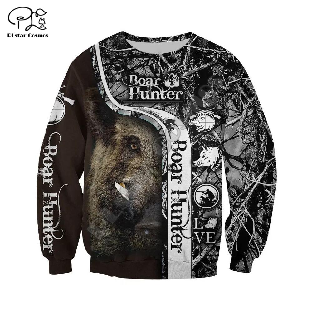 Streetwear Brand Hoodies - Herbst Marke Hoodies Boar Hunter Camo