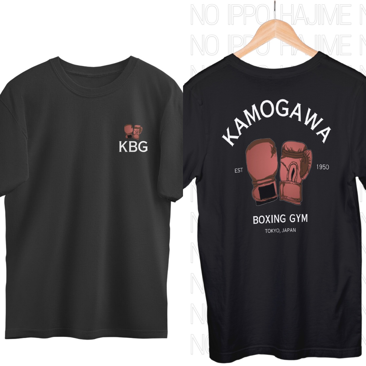 Streetwear Gym Brand - Klassisches Boxing Gym Marken-T-Shirt aus Baumwolle
