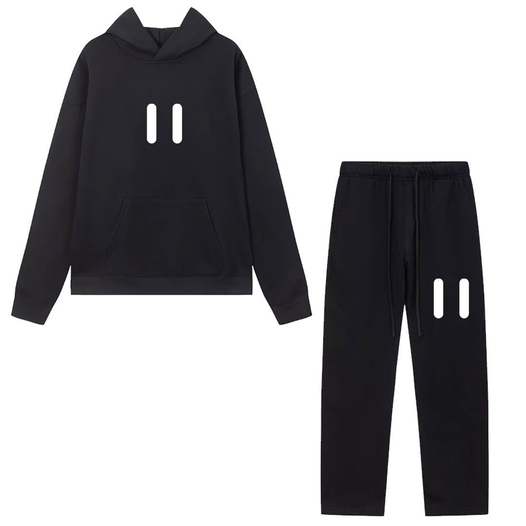 Streetwear Brand Hoodies - Klassisches Marken-Hoodie- und Jogginghosen-Set Hochwertiger Fleece-Hoodie