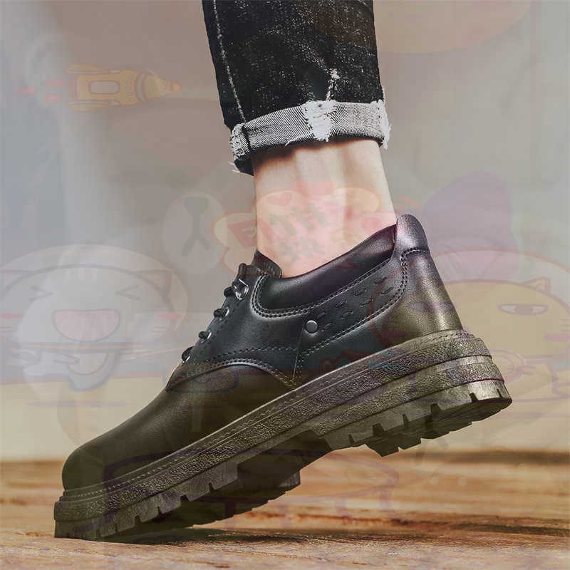 Streetwear Brand Uk - Dunkles Naturleder, modische Turnschuhe, Tennis-Herren-Turnschuhe, modische