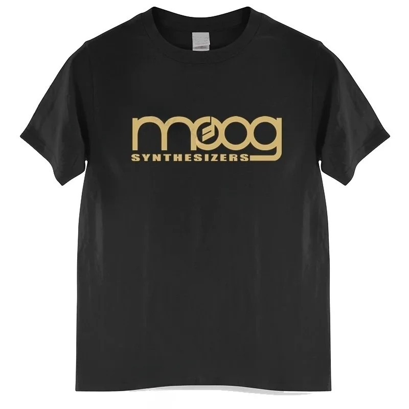 Women Streetwear Brand - Moog Synthesizer schwarz drucken T-Shirt Männer