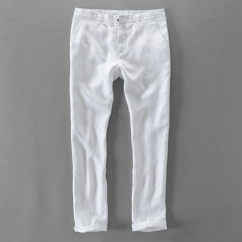 Neue Designer Reinem Leinen Mo – Streetwear Brand Pants Bewertung und Preis