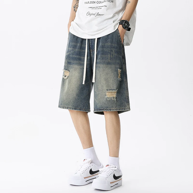 Sommer Dünne Denim Shorts männ – Streetwear Brand Pants Bewertung und Preis