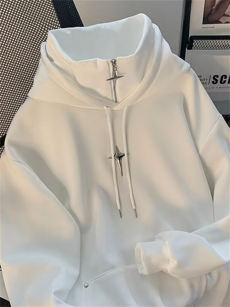 Herbst Winter Rollkragen-Hoodi – Streetwear Brand Hoodies Bewertung und Preis