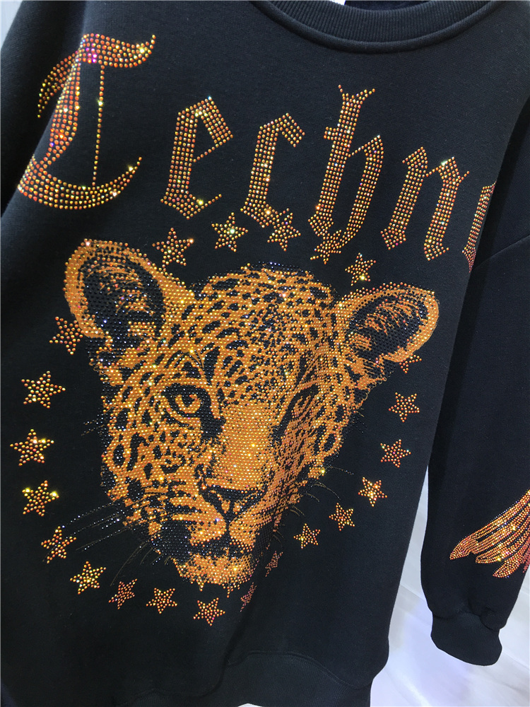 Leopard Strass L-4XL Plus Größ – Streetwear Brand Bewertung und Preis