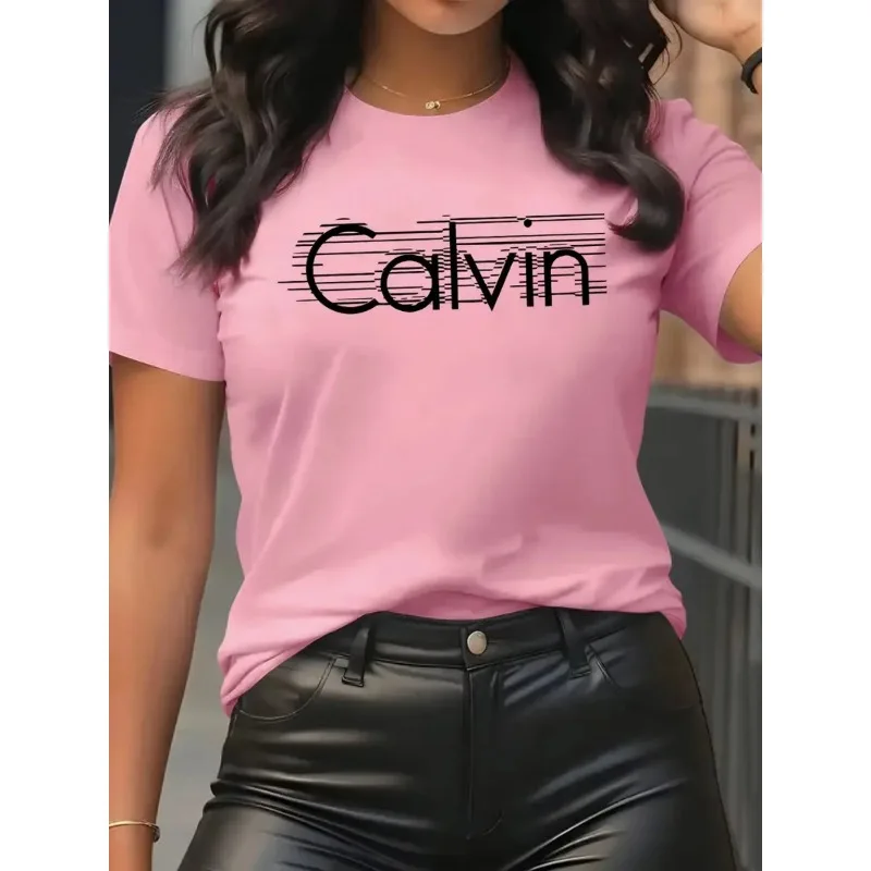 Calvin Damen T-Shirt Freizeit  – Women Streetwear Brand Bewertung und Preis