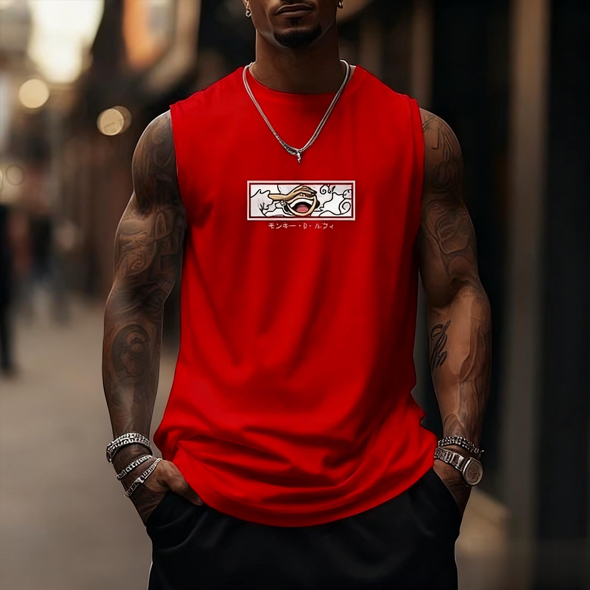 One Piece Ruffy Gear 5 Tank To – Streetwear Gym Brand Bewertung und Preis