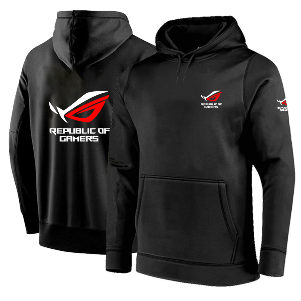 Einfarbige Männer Rog Republik – Streetwear Brand Hoodies Bewertung und Preis