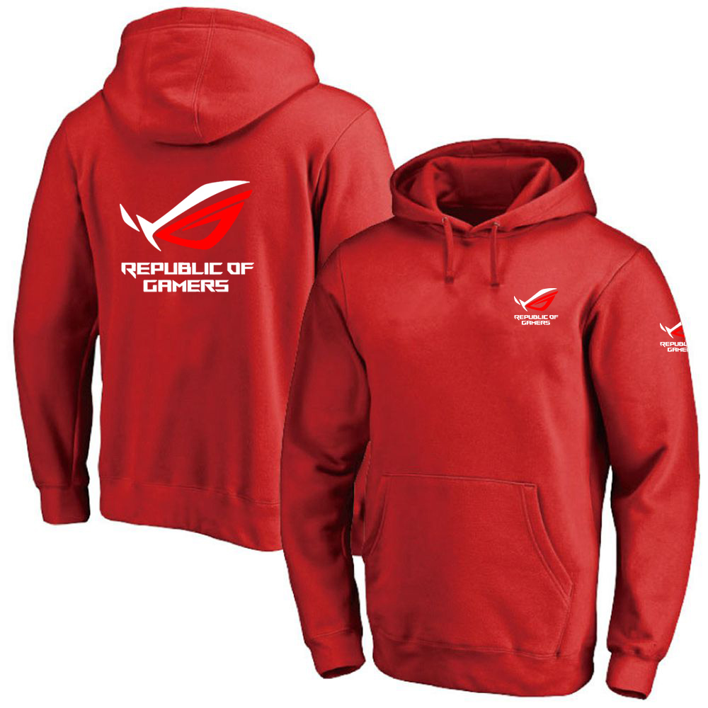 Einfarbige Männer Rog Republik – Streetwear Brand Hoodies Bewertung und Preis