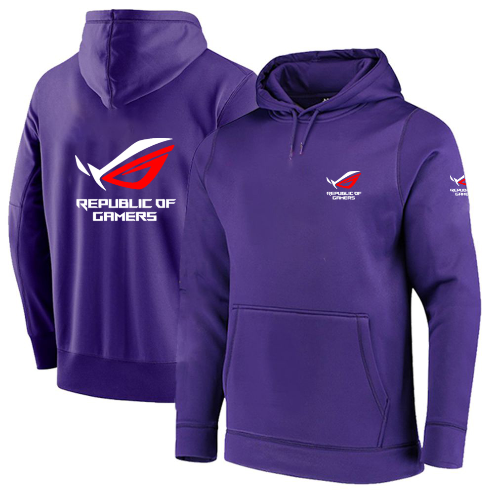 Einfarbige Männer Rog Republik – Streetwear Brand Hoodies Bewertung und Preis